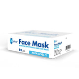 Globe Disposable 3 Ply Surgical Face Mask ASTM Level 2- 50pc/Box