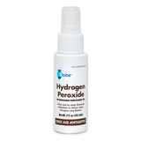 Globe Hydrogen Peroxide 3% First Aid Antiseptic Topical Solution USP Spray Bottle, 2 Fl. Oz Convenient Pump Spray Bottle